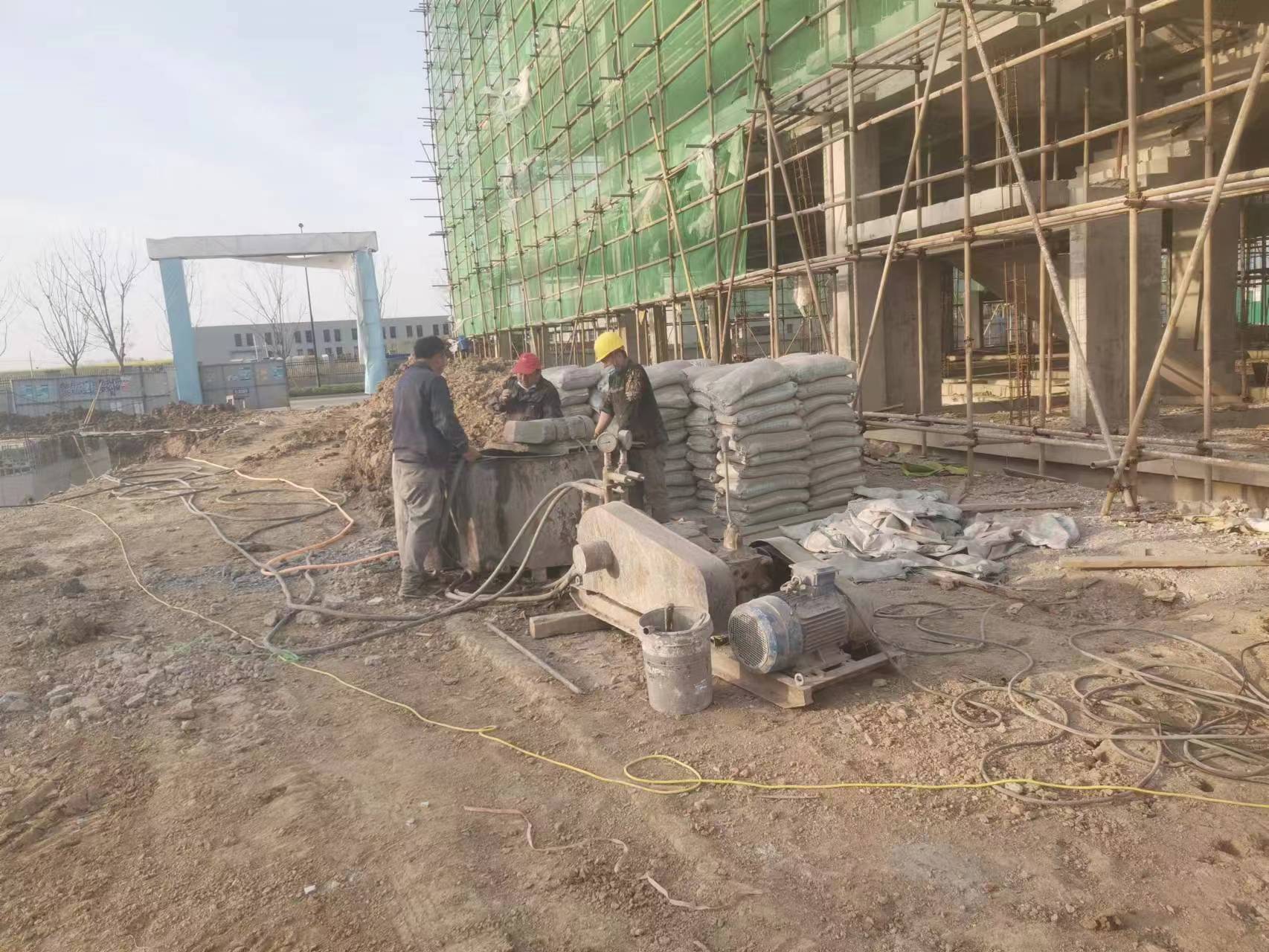 鹤山别墅下沉注浆